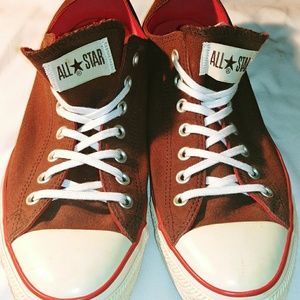Red Converse sz 11 by Chuck Taylor